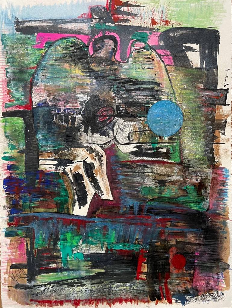 Print of Abstract Drawings by Humberto Guanipa