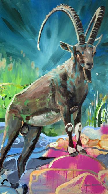 Print of Animal Paintings by Daria Bernadeta Novotna