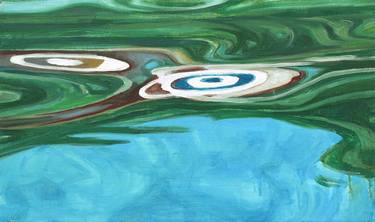 Original Abstract Water Paintings by Daria Bernadeta Novotna