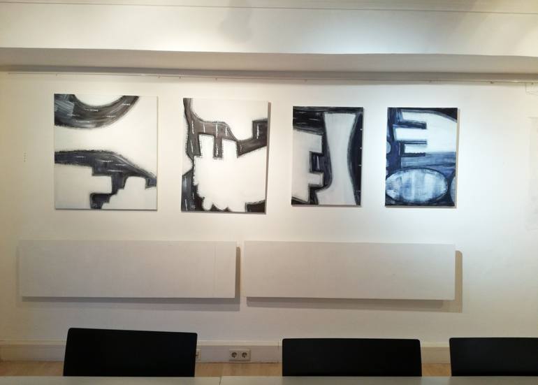 Original Conceptual Patterns Painting by Greta Znojemsky