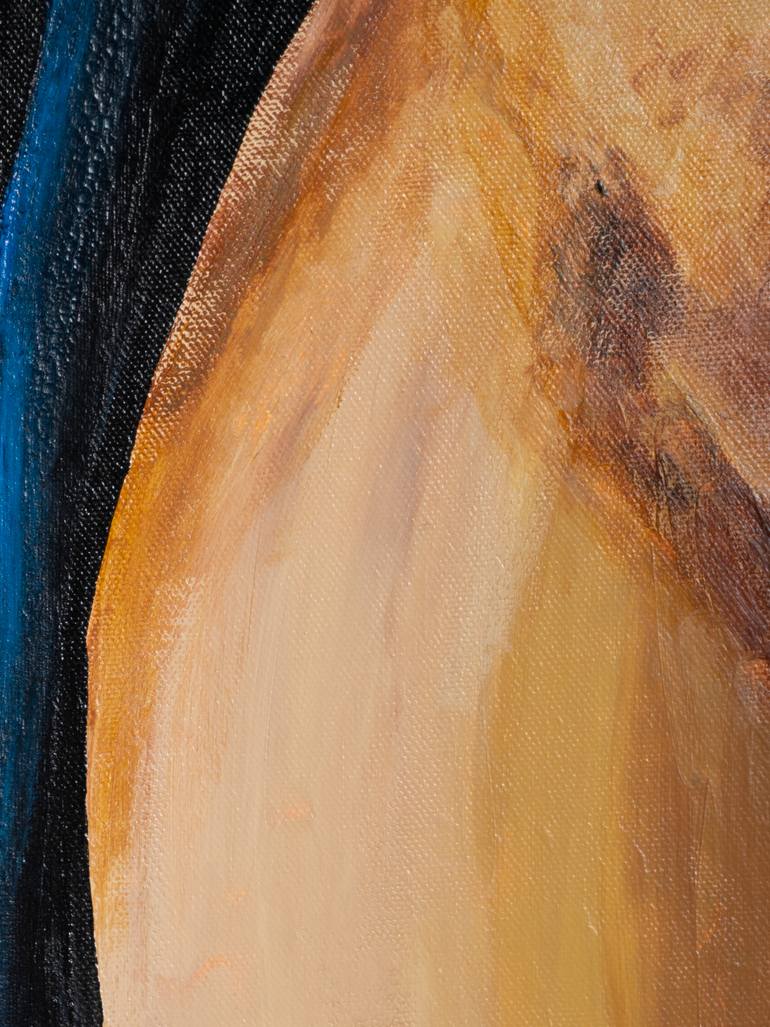 Original Abstract Women Painting by Francesc Josep Vicente Blanco