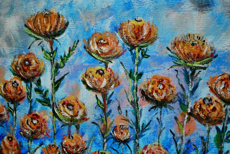 Original Realism Floral Painting by Anna Charuba