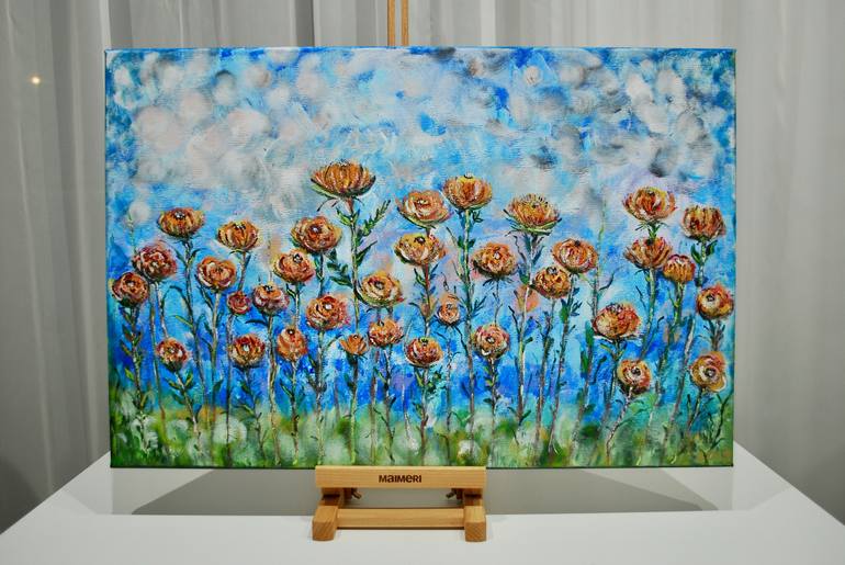 Original Realism Floral Painting by Anna Charuba