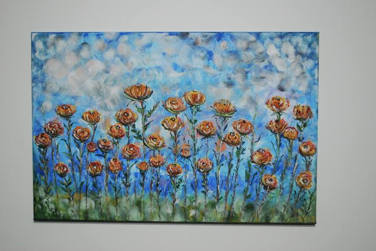 Original Realism Floral Painting by Anna Charuba