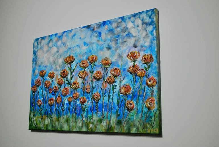 Original Realism Floral Painting by Anna Charuba