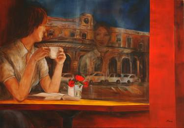 Print of Figurative Interiors Paintings by Loredana Albanese