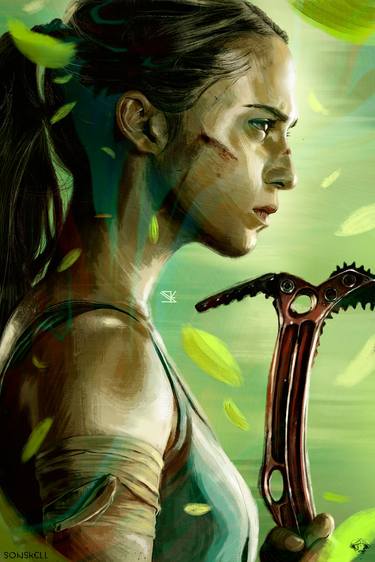 Lara Croft Digital Painter thumb