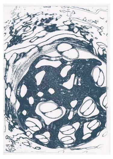 Print of Abstract Expressionism Abstract Printmaking by Mahmoud Ismail