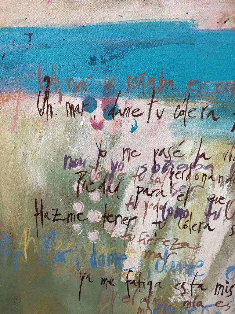 Original Expressionism Language Painting by Juan Bernardez