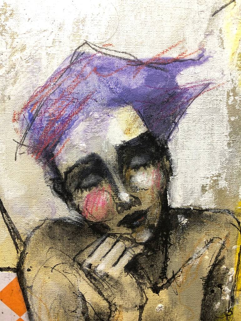 Original Expressionism Women Painting by Juan Bernardez