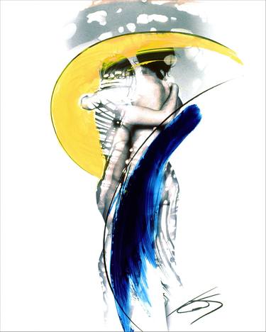 Original Expressionism Body Mixed Media by Helmut Koller