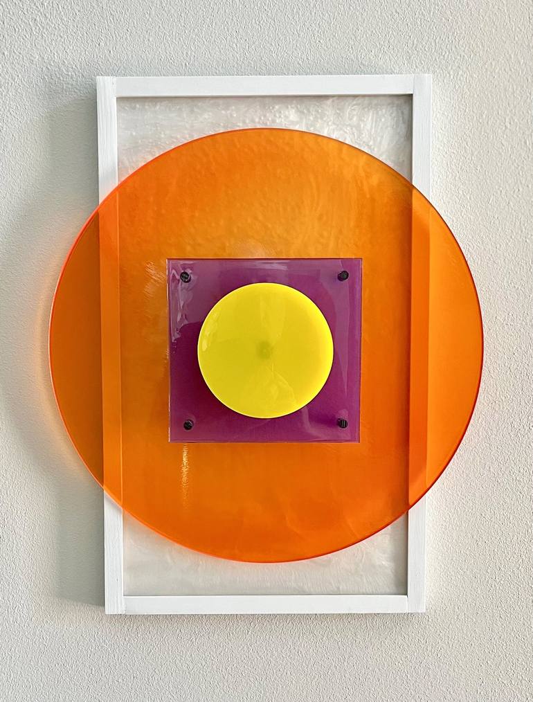 Original Abstract Geometric Sculpture by M A Bailey