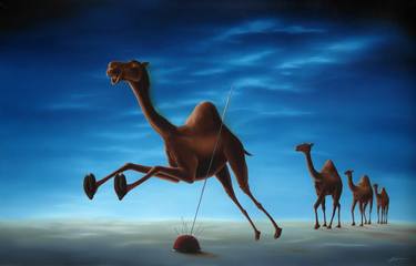 Print of Surrealism Animal Paintings by Tomas Kobolka