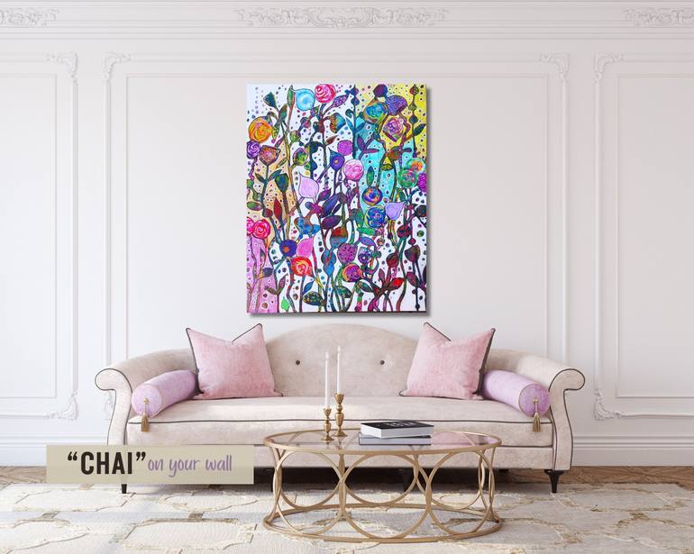 Original Abstract Expressionism Floral Painting by JBR Visuals