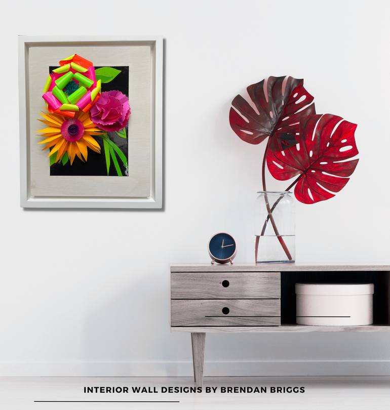 Original Contemporary Floral Sculpture by Jbr Visuals