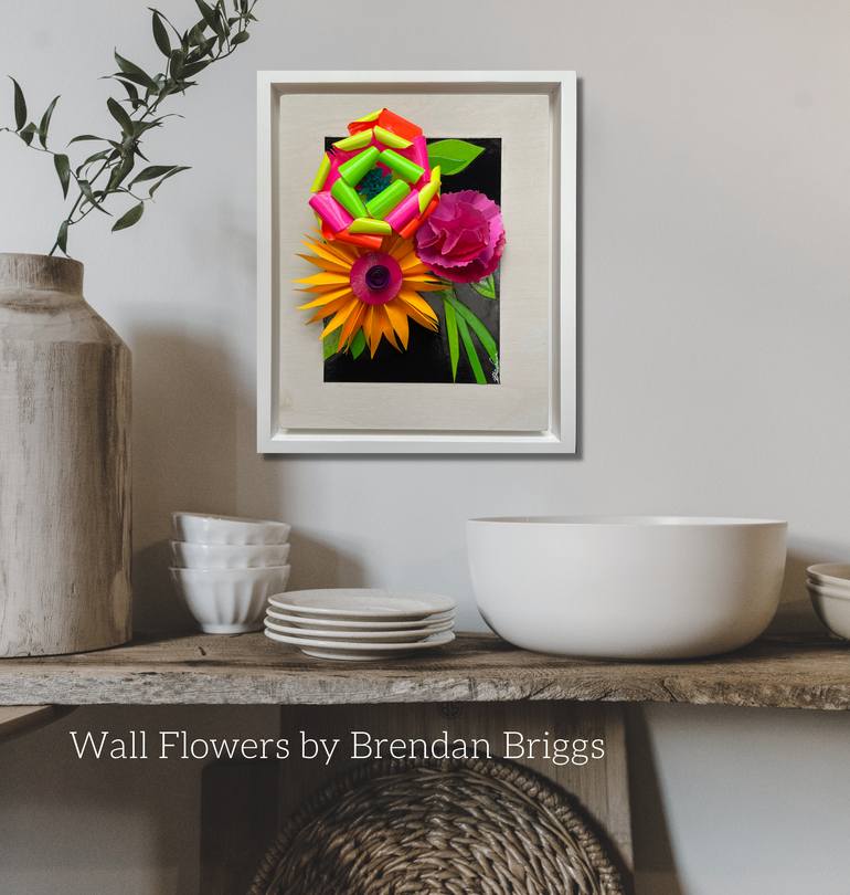 Original Contemporary Floral Sculpture by Jbr Visuals
