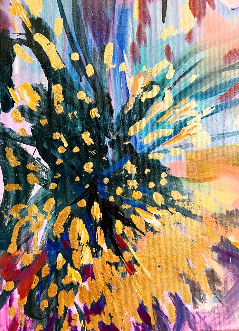 Original Abstract Floral Painting by Maria Abdueva