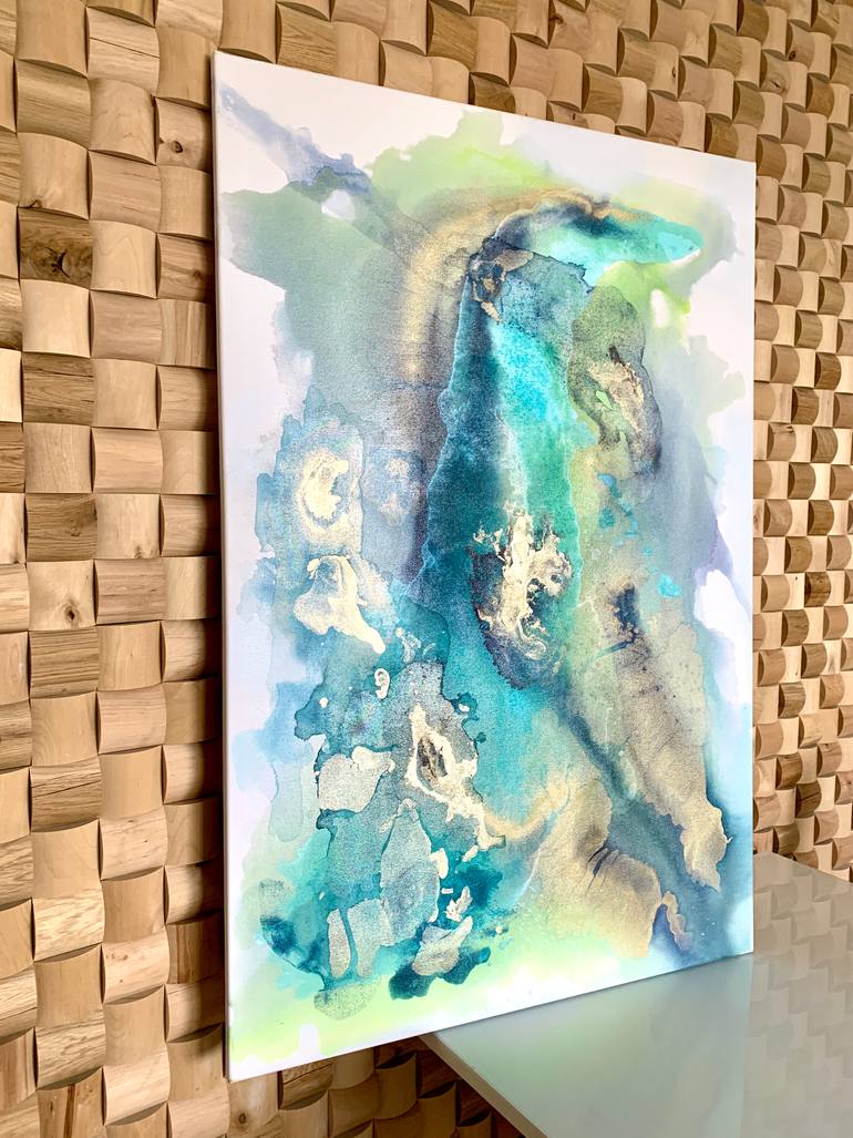 Original Abstract Expressionism Abstract Painting by Maria Abdueva