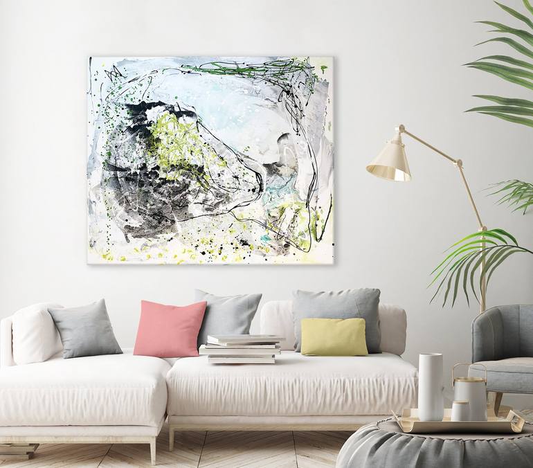 Original Abstract Expressionism Abstract Painting by Maria Abdueva