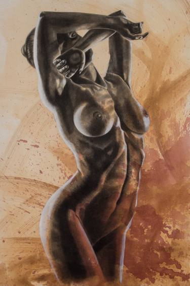 Print of Nude Paintings by Adriana Fierro