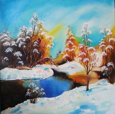 Original Landscape Painting by Tatiana Mienkina