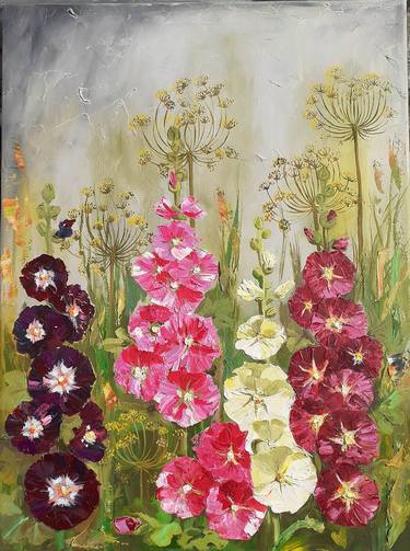 Original Floral Painting by Tatiana Mienkina