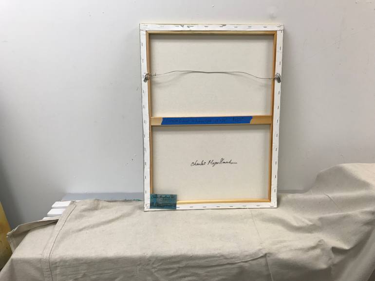 Original Abstract Expressionism Abstract Painting by Charles Magallanes