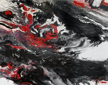 Original Abstract Expressionism Abstract Paintings by Karen Nguyen