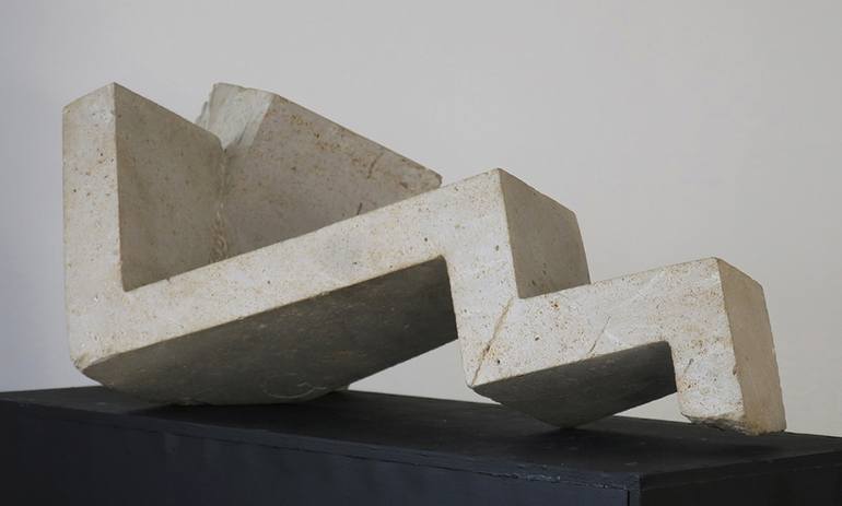 Original Abstract Sculpture by Hermann Gschaider