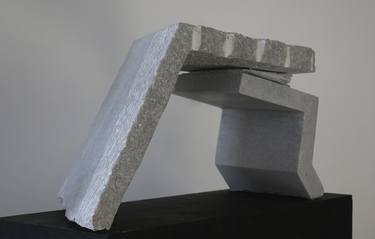 Original Abstract Sculpture by Hermann Gschaider