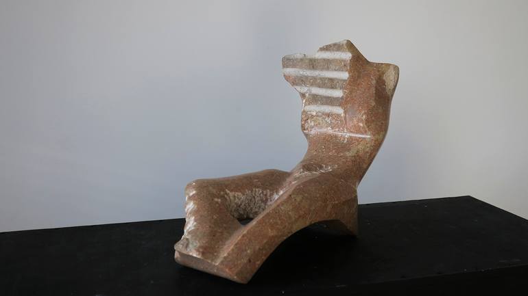 Original Abstract Body Sculpture by Hermann Gschaider