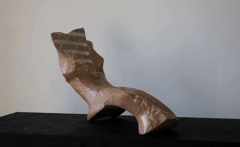 Original Abstract Body Sculpture by Hermann Gschaider
