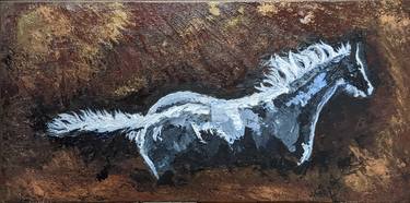 Print of Abstract Expressionism Horse Paintings by Denise Haag