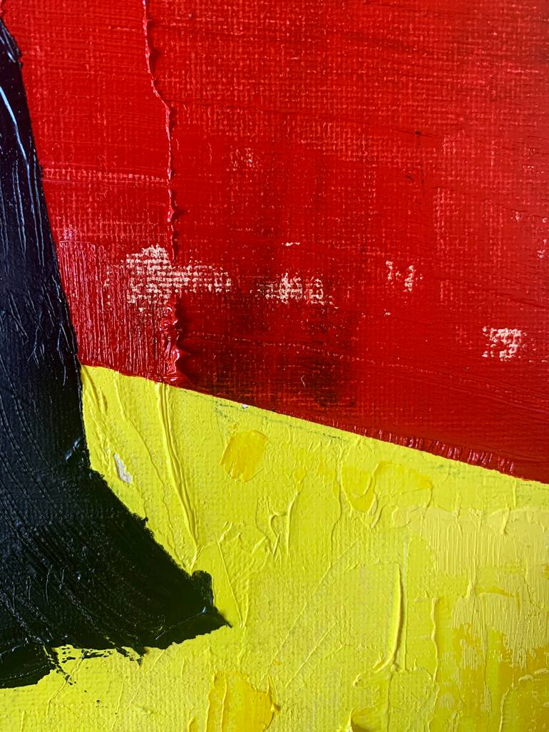 Original Abstract People Painting by Jason Zhang