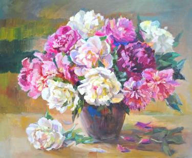 Original Realism Floral Paintings by Antonina Shtogryn
