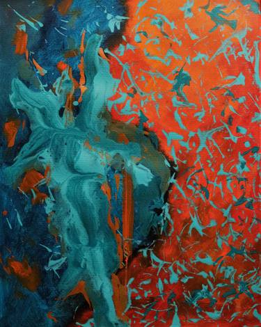 Original Abstract Expressionism Abstract Paintings by Simay Kalo
