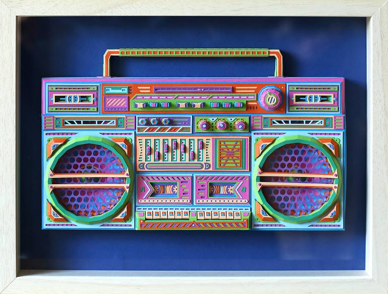 Original Pop Art Pop Culture/Celebrity Sculpture by Zim And Zou