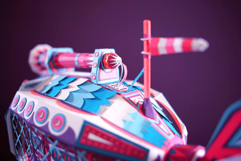 Original Pop Art Travel Sculpture by Zim And Zou