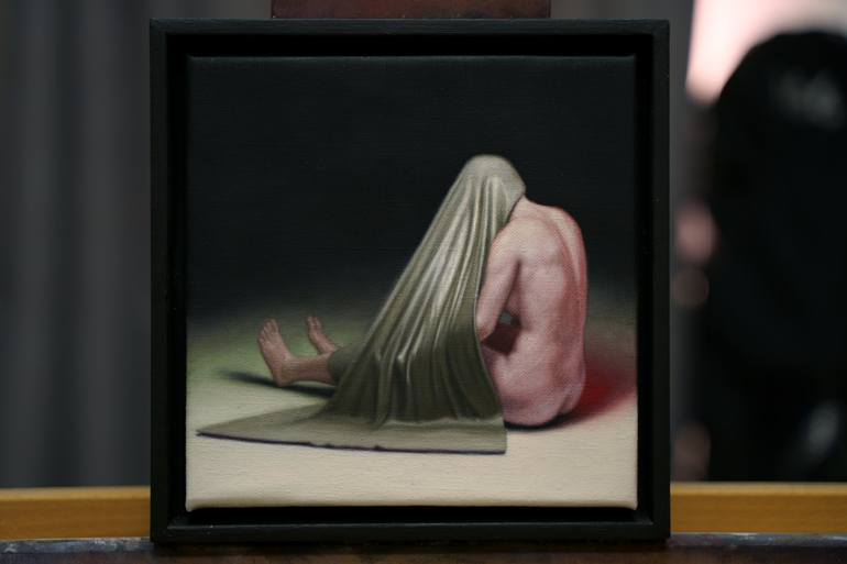 Original Contemporary Nude Painting by Daniel Coves