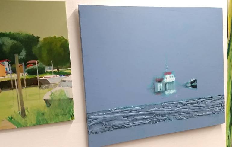 Original Figurative Beach Painting by Valentin Vitanov