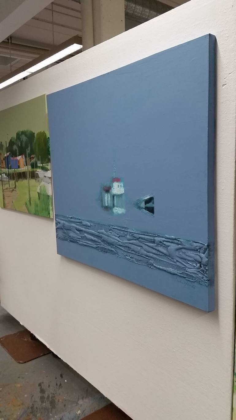 Original Figurative Beach Painting by Valentin Vitanov