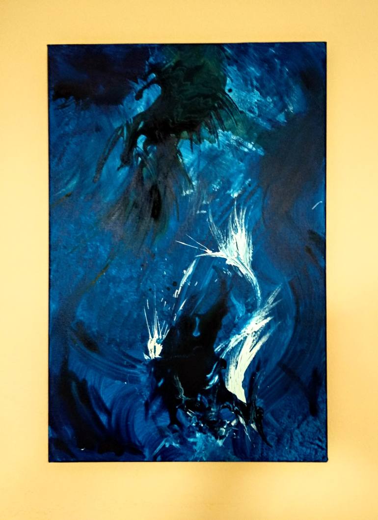 Original Abstract Painting by Francesco Calipari