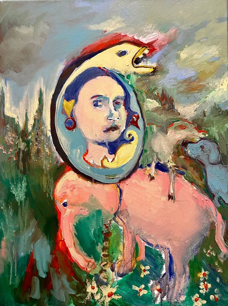 Cameo Painting by Rachel Grove | Saatchi Art India