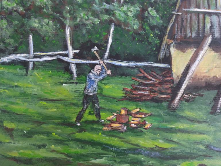 Original Contemporary Other Painting by Károly Fizl