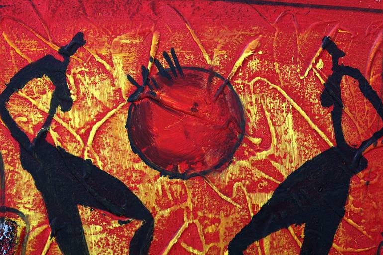 Original Conceptual Abstract Painting by Liss Art Studio