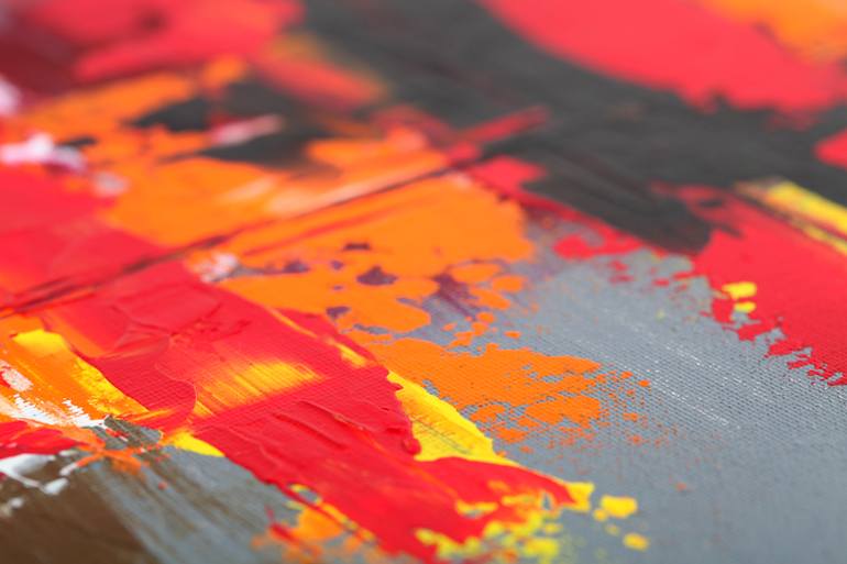 Original Expressionism Abstract Painting by Liss Art Studio