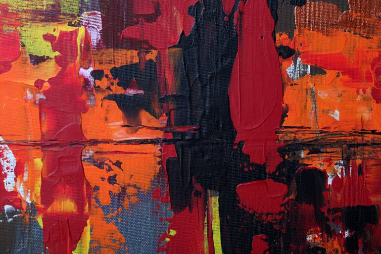 Original Expressionism Abstract Painting by Liss Art Studio
