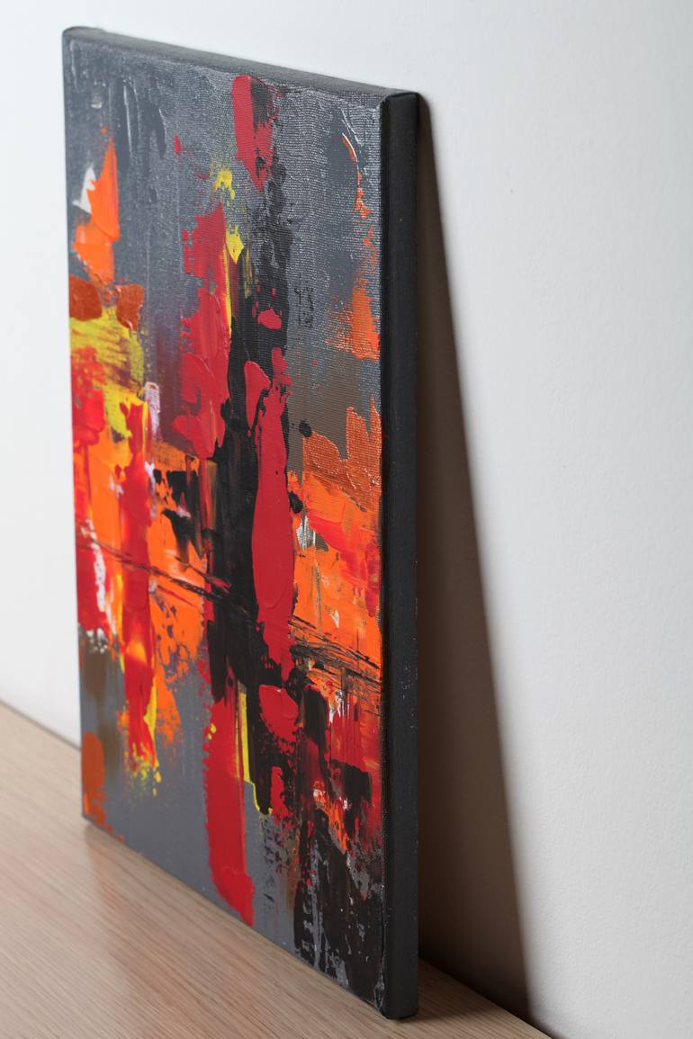 Original Expressionism Abstract Painting by Liss Art Studio