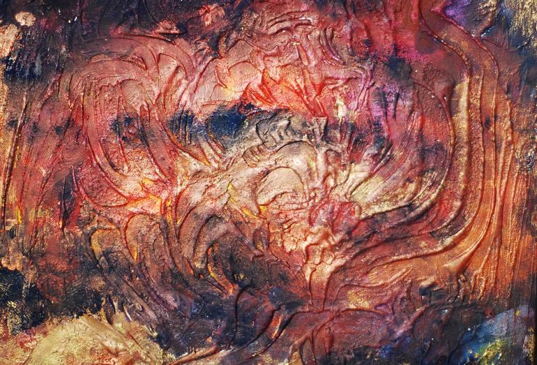 Original Expressionism Abstract Painting by Liss Art Studio