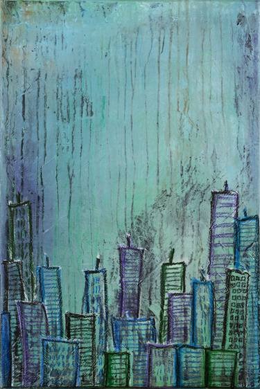 Print of Cities Paintings by Liss Art Studio